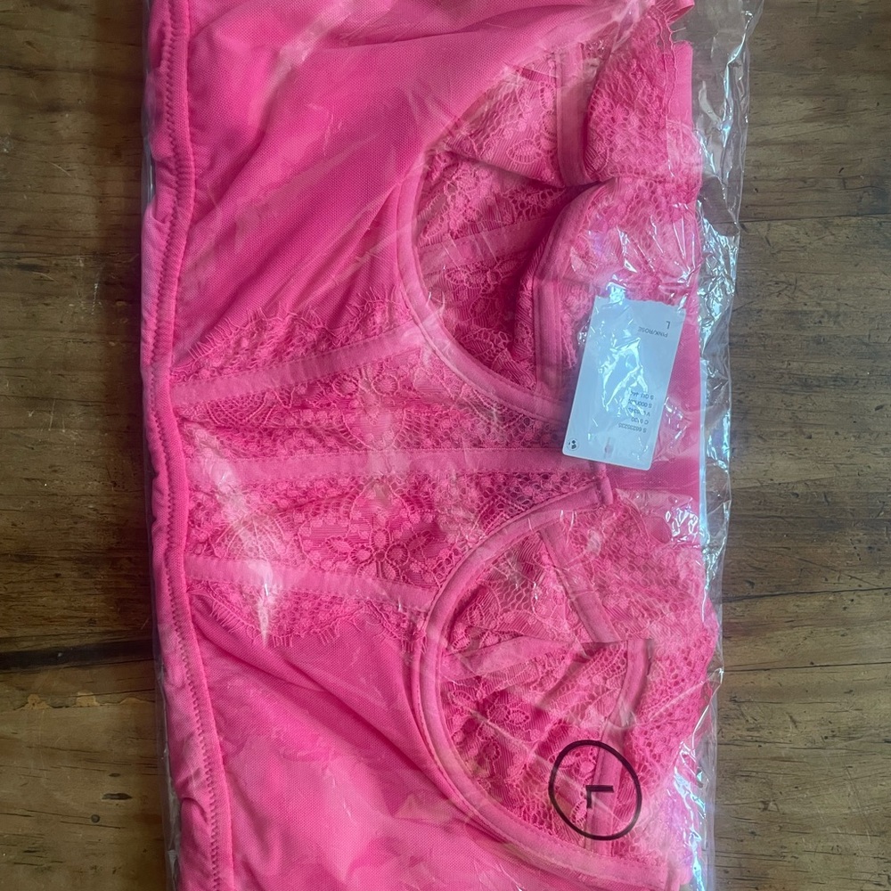 Urban Outfitters Brenna Bustier Dress Pink - Picture 5 of 5